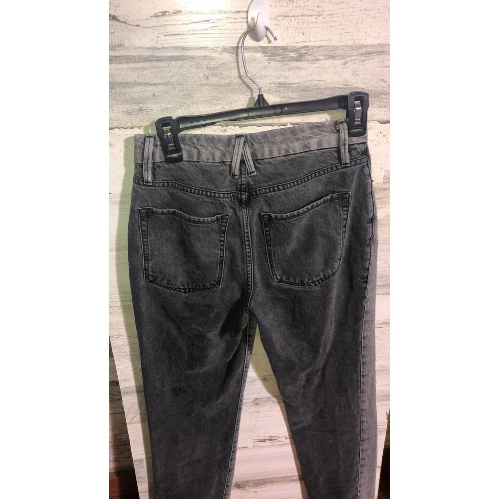 Good American Vintage Two Tone Jean black and gray classic jeans 0/25 - Picture 7 of 13